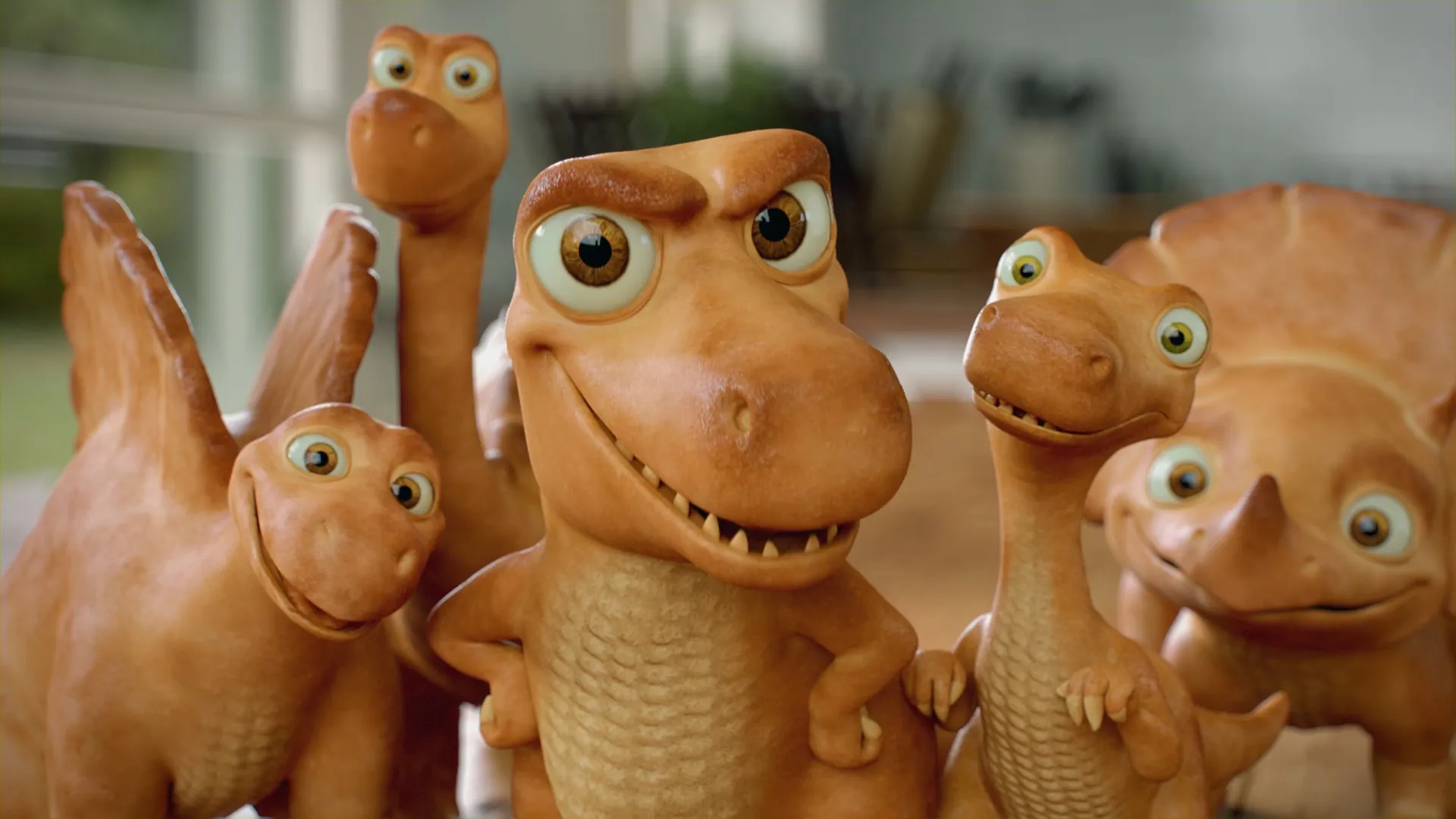 3D animated Dinosaurus mascots with playful expressions, created for Cuétara by 23lunes animation studio. 3D animated Dinosaurus mascots with playful expressions, created for Cuétara by 23lunes animation studio.
